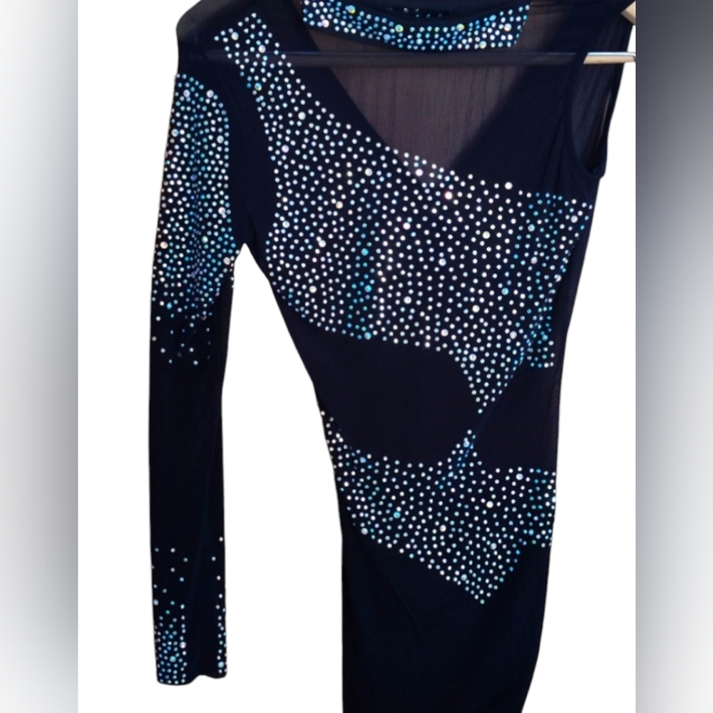 Glittery shorts bodysuit